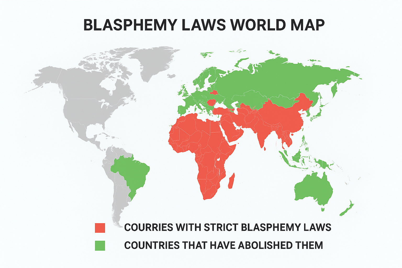 Modern World Blasphemy Laws